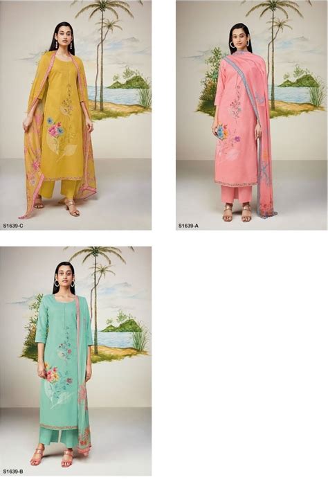 Rekha 1639 Ganga Cotton Plazzo Style Suits Supplier Ahmedabad – Kavya ...