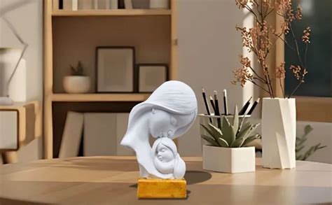 Buy Saugat Traders Resin Mother Child Statue Showpiece for Home Decor ...