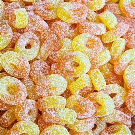 Peach Rings | Pick and Mix Sweets | Halal Vegan Vegetarian | Sweetzone ...