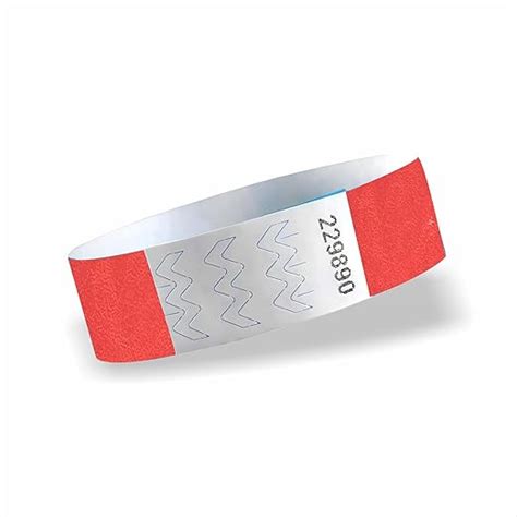 SIGNEX PRINT MEDIA Premium Paper Wristbands Self Adhesive Color Wrist ...
