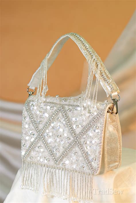 Naila Silver (Purse) | Handcrafted Designer Handbag for Women – TradSew