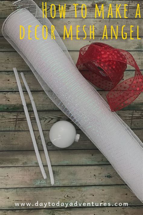 Deco Mesh Angel Wreath Tutorial 的图像结果