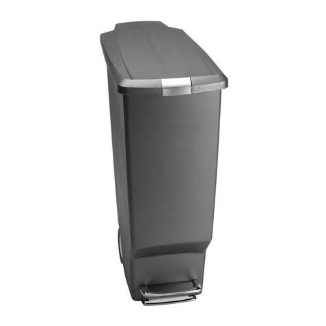 SimpleHuman Grey Slim Trash Can, 40l