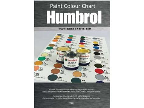 Humbrol Model Paint Color Chart 的图像结果