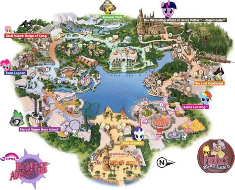 ArtStation - Islands of Adventure Map Pony Style
