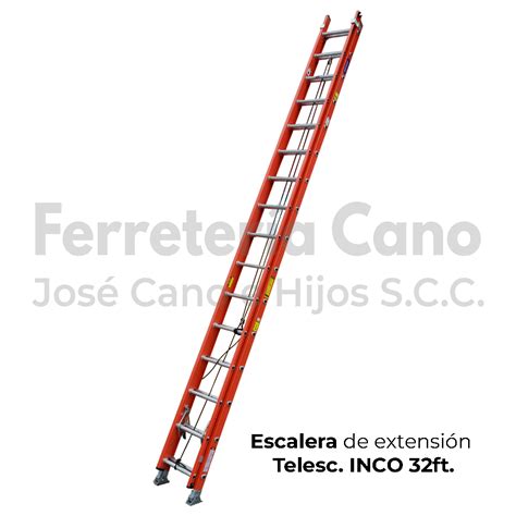 Escalera Telescopica Fibra de vidrio Inco 9.35 - Ferretería Cano