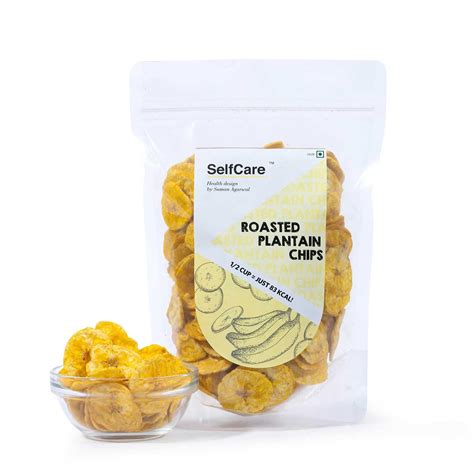 SelfCare By Suman Agarwal Roasted Plantain Chips Pack of 1 125 grams ...