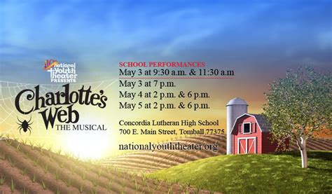 Charlottes Web The Musical, Concordia Lutheran High School (Texas ...