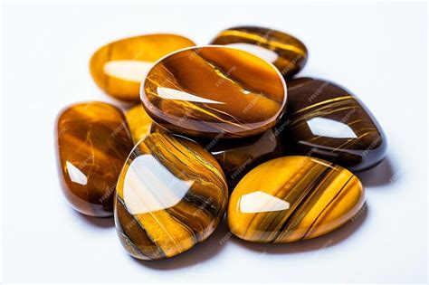 Premium AI Image | Generative AI Natural mineral gem stone Tiger's eye ...