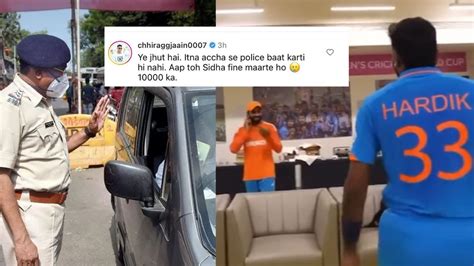 Ind Vs Pak, CWC 2023: Mumbai Police Responds To Instagrammer Claiming ...