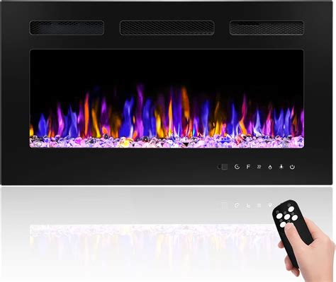 30 Electric Fireplace Wall Mounted and Recessed with Nepal | Ubuy