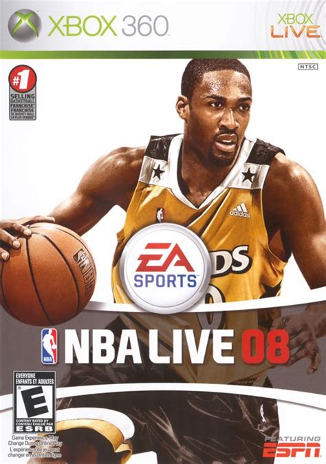 NBA Live 08 (2007) Xbox 360 box cover art - MobyGames
