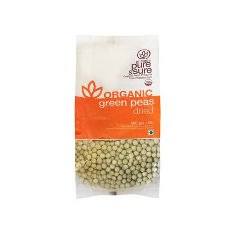 Organic Green Peas Dried (Pure&Sure)