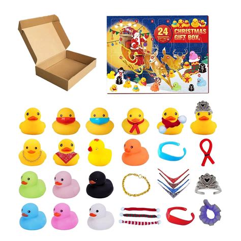 Advent Calendar Rubber Duck | Countdown Advent Calendar Toys,Advent ...