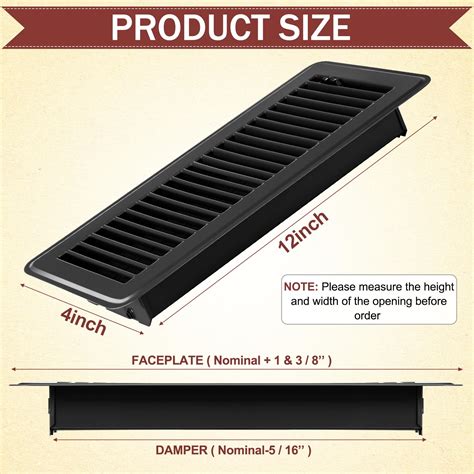 Snapklik.com : Retisee 4x12 Inches Floor Vent Covers Heavy Duty Floor ...