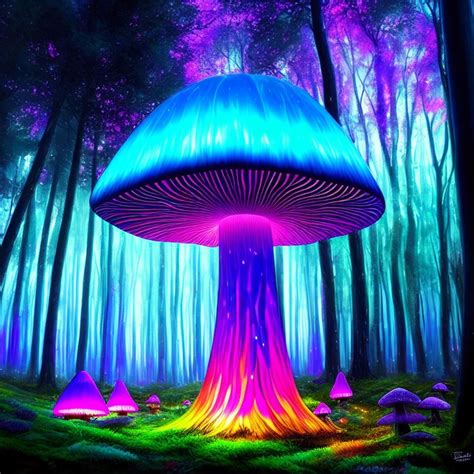 Psychedelic Mushrooms Wallpaper