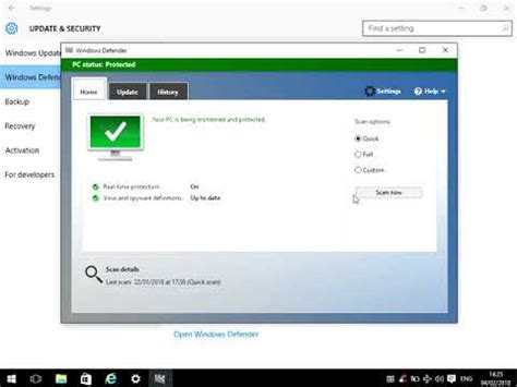 Image result for Run Windows Defender Scan Manually