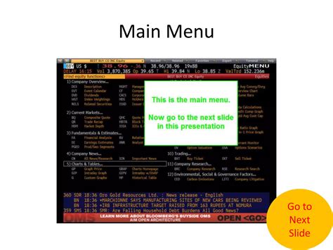 Image result for Bloomberg Tutorial