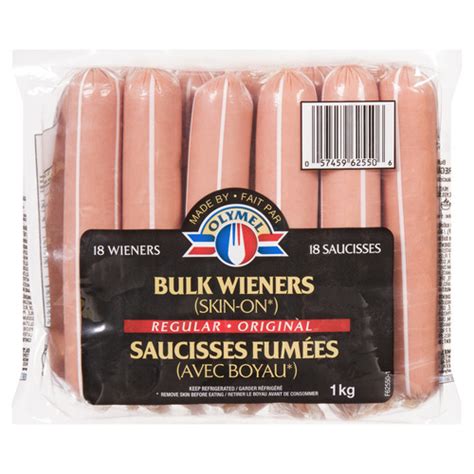 Buy Olymel Skin On Wieners Regular 1 kg | Sobeys Inc.