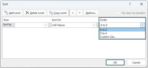 How to Sort Excel by One Column 的图像结果