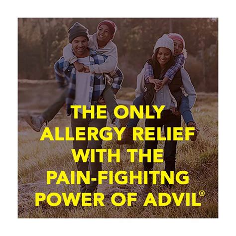 Buy Advil Allergy & Congestion Relief Coated Tablets, Pain Reliever ...