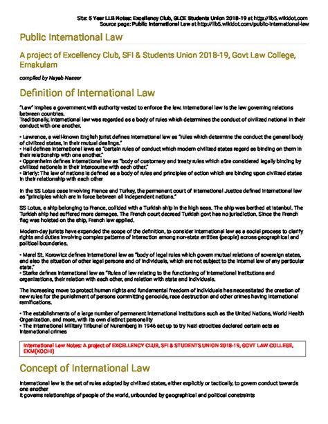 5 Year LLB Notes Excellency Club, GLCE Students Union 2018-19 Public ...
