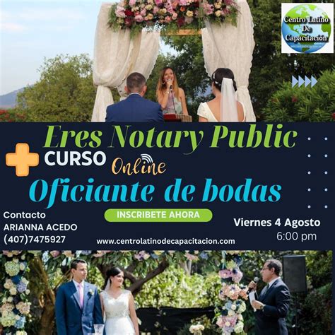 Curso Matrimonios por Notarios - Centro Latino de Capacitacion