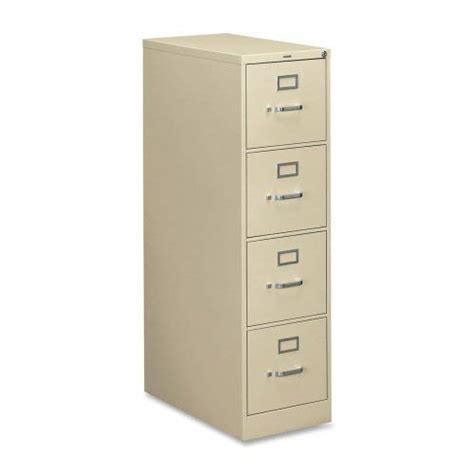 Buy HON 310 Series Vertical 4 Drawer Letter File Cabinet in Putty ...