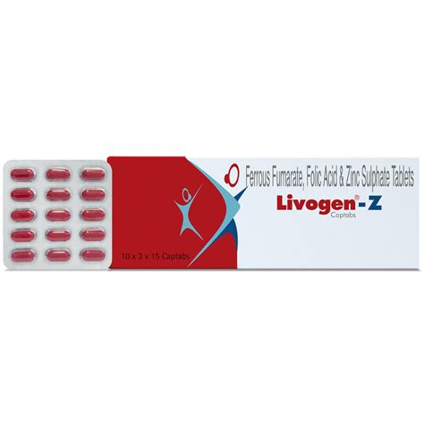 Livogen-Z Captabs | Uses, Side Effects, Price | Apollo Pharmacy