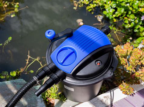 Buy Pressurized Koi Pond Filter Bio Pressure Filter w/ UV Sterilizer up ...