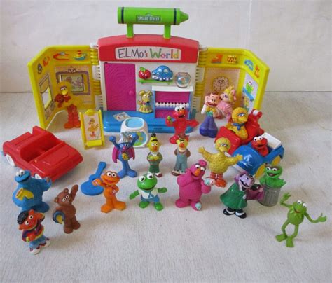 Sesame Street Elmos World Playset & Figures XMAS Toy Lot | #4625626871