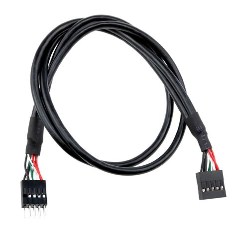 PIYANYO USB Header Cable 9 Pin Internal USB 2.0 Male to Female ...