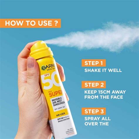Buy Garnier Super UV Invisible Air-mist Sunscreen Spray