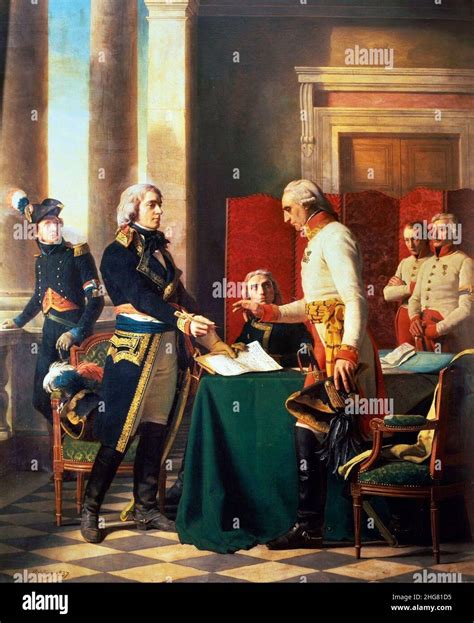 Signing of the Convention of Alexandria (1800 Stock Photo - Alamy