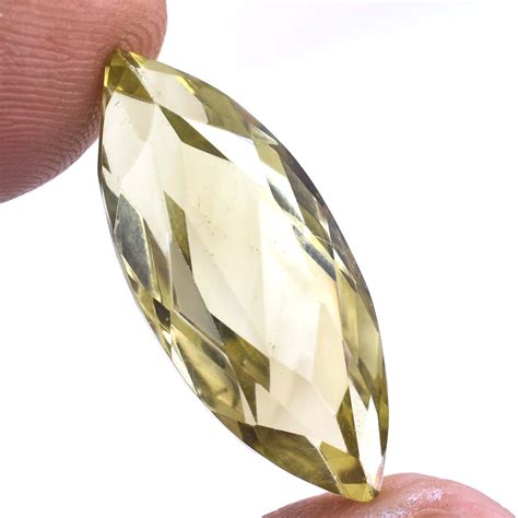17.6 Cts Brazilian Lemon Quartz GemstoneDeluxe Astrology