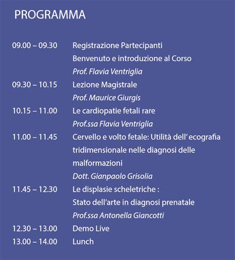 Image result for Programma Del Corso