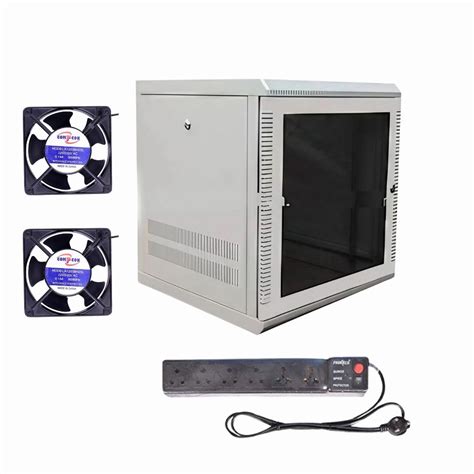 Panther 9U Loaded WiFi CCTV DVR Rack/NVR/Server/Network Rack with 3 ...