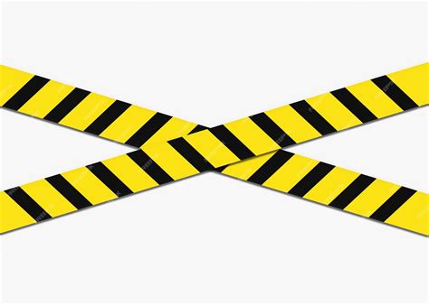Premium Vector | Vector blank caution tape