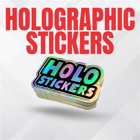 Holographic Stickers - Wee Print
