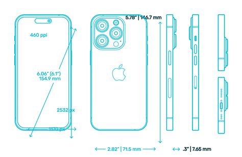 Image result for iPhone 12 Pro Dimensions