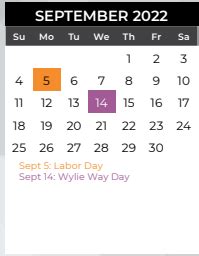 Cox Elementary - School District Instructional Calendar - Wylie Isd ...