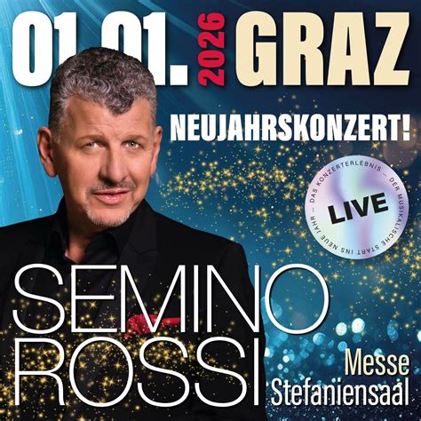 Semino Rossi Neujahrskonzert 2026, Congress Graz, 1 January 2026 ...