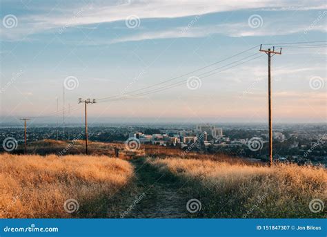 Trail at Ascot Hills Park, in Los Angeles, California Stock Image ...
