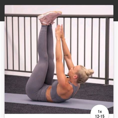 Image result for Toe Touch Crunch Exercise