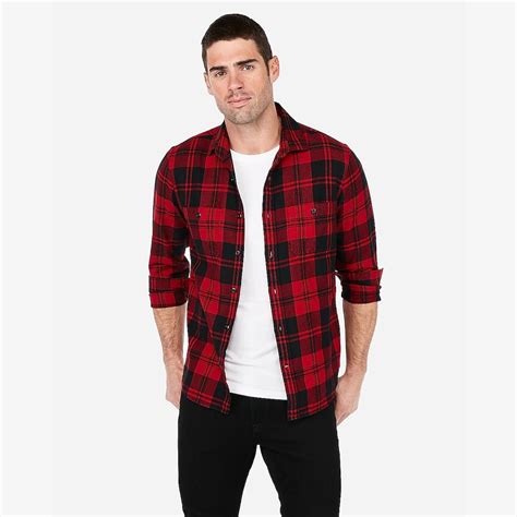 Mens Solid Red Flannel Shirt at Anna Johnnie blog