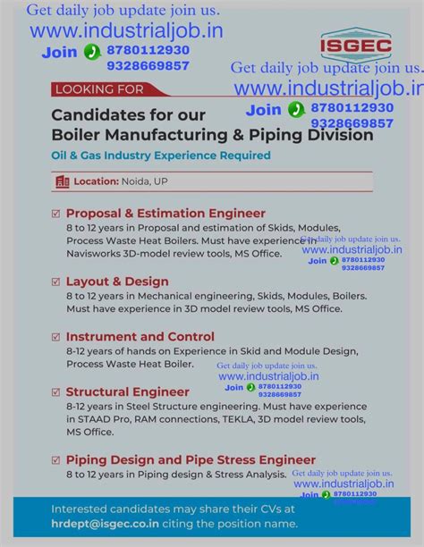 ISGE heavy Engineering Ltd Job Vacancy for Structural Engineer ...