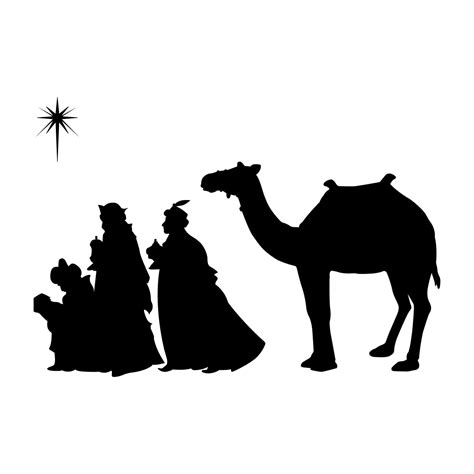 Praying Men Silhouette Clip Art