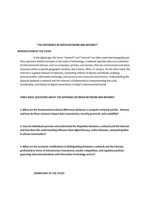 Difference Between Network and Internet 的图像结果