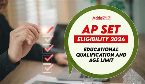 AP SET Eligibility 2024, Qualification and Age Limit