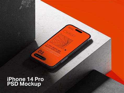 Free iPhone 14 Pro Mockup PSD - PsFiles
